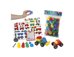 Конструктор «Транспортные средства» 64 детали - fgospostavki.ru - Александров