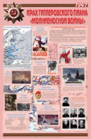 Плакат "Великая Отечественная война: Крах гитлеровского плана «молниеносной войны» " - fgospostavki.ru - Александров