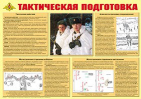 Плакат "Тактическая подготовка" - fgospostavki.ru - Александров