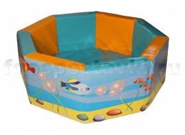 Сухой бассейн восьмигранный с шелкографией - fgospostavki.ru - Александров