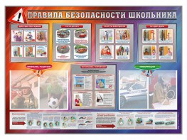 Стенд-уголок "Правила безопасности школьника" - fgospostavki.ru - Александров