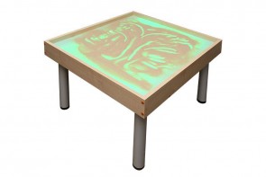 Столик на ножках для рисования песком "Радуга" с подсветкой RGB - fgospostavki.ru - Александров