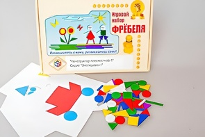 Игровой набор Фребеля "Конструктор плоскостной-1" (Серия "Эксперимент") - fgospostavki.ru - Александров