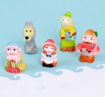 Набор резиновых игрушек «Красная шапочка» - fgospostavki.ru - Александров