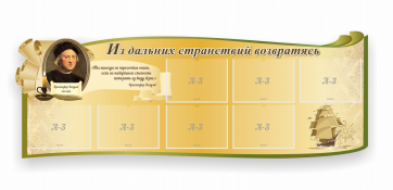 Стенд резной "Из дальних странствий возвратясь" - fgospostavki.ru - Александров