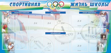 Стенд "Спортивная жизнь" Вариант 4 - fgospostavki.ru - Александров