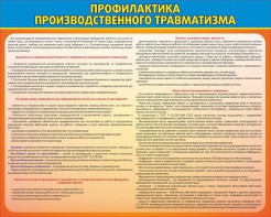 Стенд "Профилактика производственного травматизма" - fgospostavki.ru - Александров
