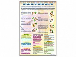 Стенд "Наши пальчики устали" (зарядка) - fgospostavki.ru - Александров