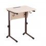 Стол ученический с наклоном столешницы (0-24°) на плоскоовальной трубе - fgospostavki.ru - Александров